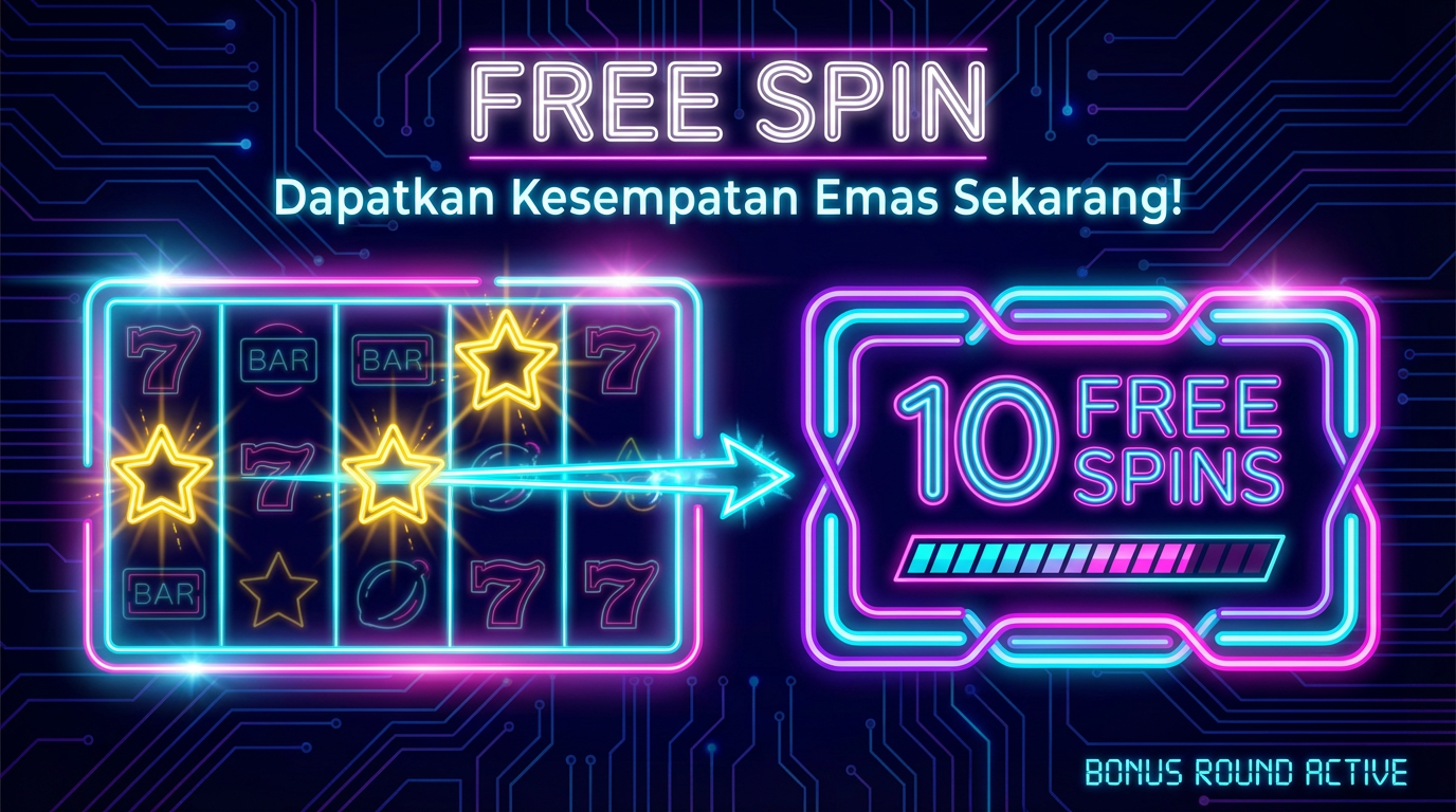 Infografik: Free spin—putaran gratis dipicu scatter, dengan multiplier